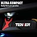 TENKER 1200A Portable Car Jump Starter Auto Battery Booster Pack with Dual USB Outputs, Type-C Port, and LED Flashlight