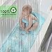 Carttiya Clear Shower Curtain Liner, PEVA Bath Curtain Mildew Resistant Anti-Bacterial Shower Clear Curtain Liner - Non Toxic, Eco-Friendly, No Chemical Odor, 72 x 72