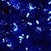 Lalapao Battery Operated String Lights M5 50 LED Clear Mini Fairy Christmas Lighting for Outdoor Indoor Xmas Tree Garden Patio Lawn Party Home Holiday Decorations (Blue)