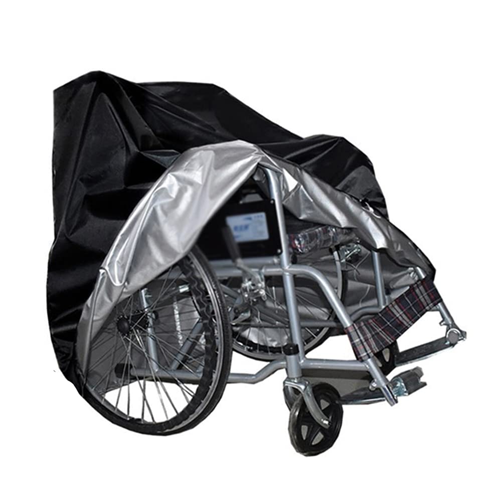 Outdoor Waterproof Manual Wheelchair Cover, Mobility Scooter Cover, Heavy Duty Manual Wheelchair Cover, Disability Storage Protection, Waterproof Protection, Dust Proof Cover, Outdoor Rain Cover