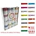 Infi-Touch Moving Labels -800 Color Coded 16 Rolls - 50 Labels Par Roll - with Fragile Stickers |2.5" x 4.5" Size| !Moving Boxes ONLY! Supplies with Blank Space (Home Moving)