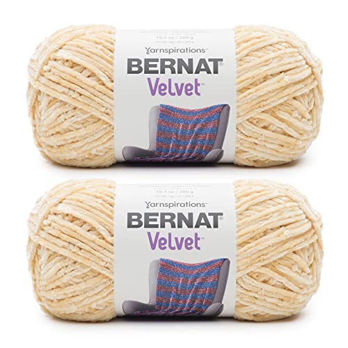 Bernat Velvet Soft Soft Sunshine Yarn - Pack of 10.5oz/300g - Polyester - #5 Bu…