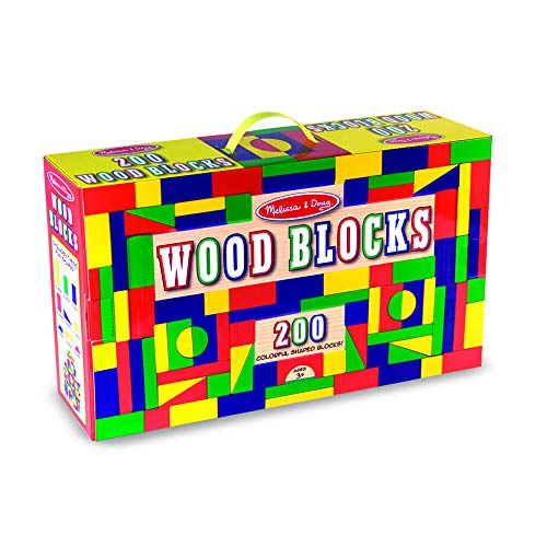Melissa & Doug 200 Wood Block Set