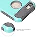 BAROX Fashion Cute Armor Case for iPhone 5 5S (Light Blue + Grey)