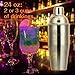 Bar Set, 17 Pieces Bartender Kit Cocktail Bar Set Stainless Steel Cocktail Set includes 24oz Martini Cocktail Shaker, 50oz Ice Bucket, Double Size Jiggers and other Essential Bartending Bar Tools