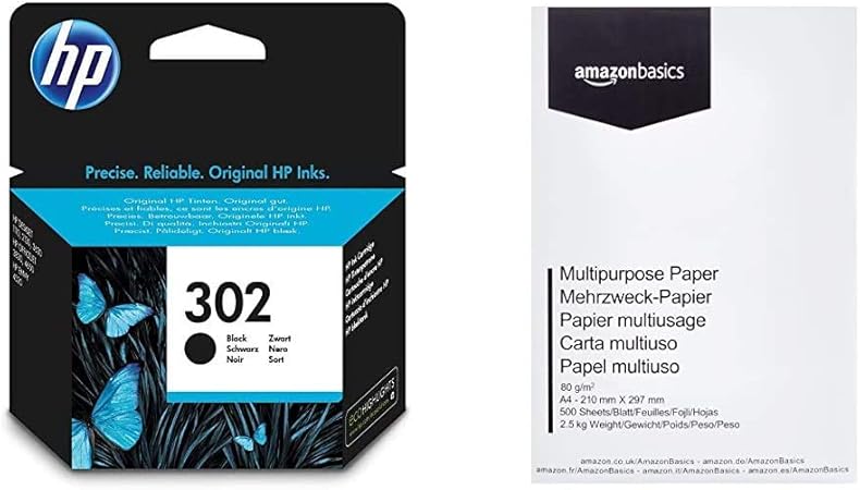ink hp 302 black
