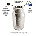 County Line Kitchen - Stainless Steel Filter & Infuser for Cold Brew, Iced Coffee, and Iced Tea - Use with 2 Quart Wide Mouth Mason Jars