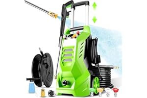 MRLIANCE Electric Pressure Washer MR3500 Pressure Washer 2.7GPM Power Washer High Pressure Cleaner Machine with 4 Nozzles Foam Cannon,Best for Cleaning Homes, Cars, Driveways