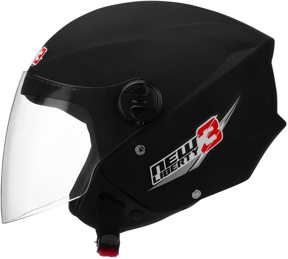Capacete Aberto Pro Tork New Liberty 3 Preto Fosco | SOLID, TAM. 60