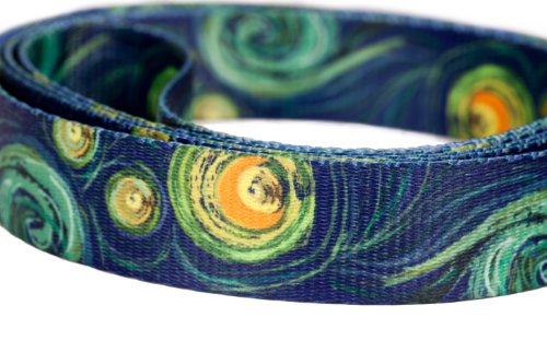 Dutch Dog Amsterdam Eco Friendly Van Gogh Dog Collar, 15 to 20-Inch, Medium