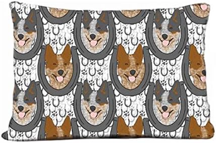 Pillow Case Cover Australian Cattle Dog Pillow Case 20" X 12"