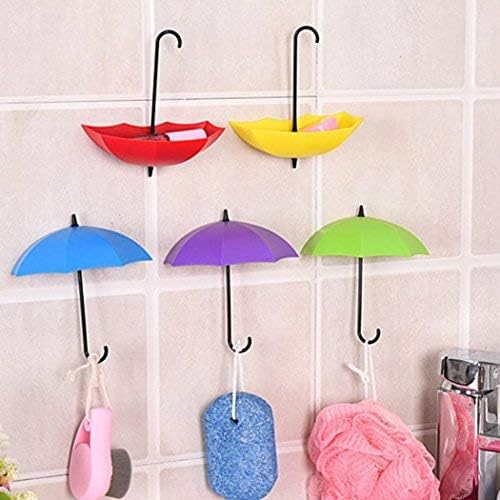 Lantusi Umbrella Wall Hooks Decoration Hanger Key Rack Holder Bathroom Kitchen Organizer Utility Hooks
