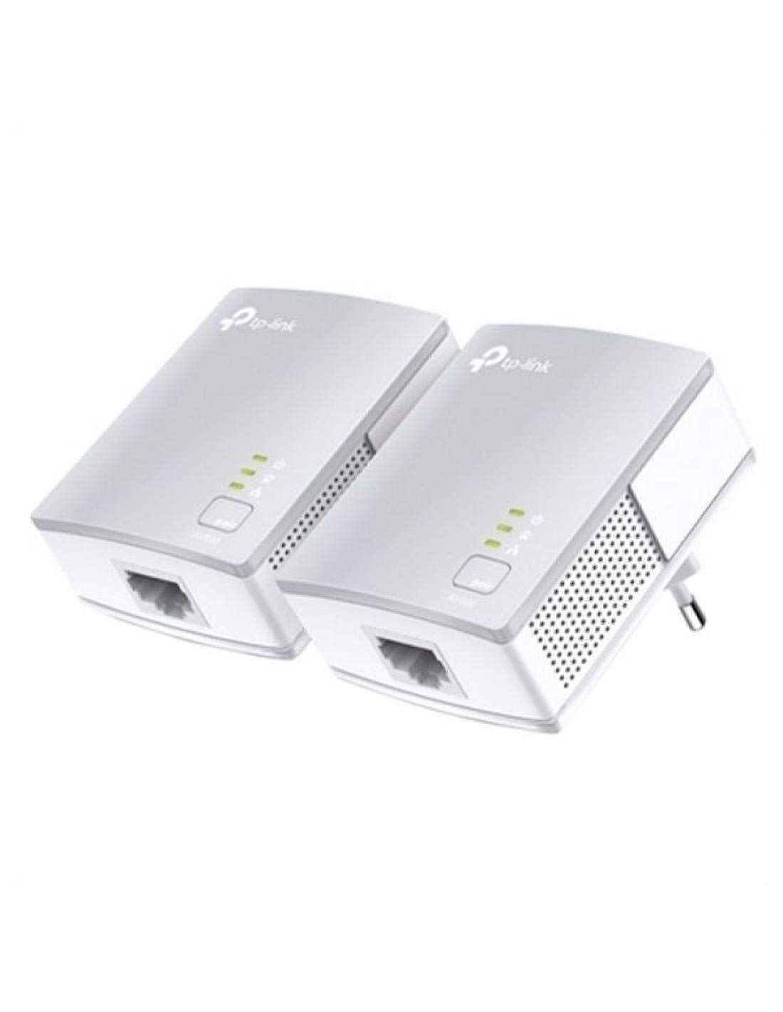 TP-Link PA411KIT 500 Mbit/s Ethernet White 2 Pieces(s) – Powerline Network Adapters (500 Mbit/s, IEEE 802.3, IEEE 802.3u, Fast Ethernet, 10,100 Mbit/s, OFDM, 128-bit AES)