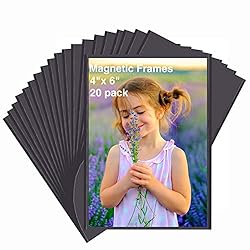 HIIMIEI 20 Pack 4x6 Magnetic Picture Frame for