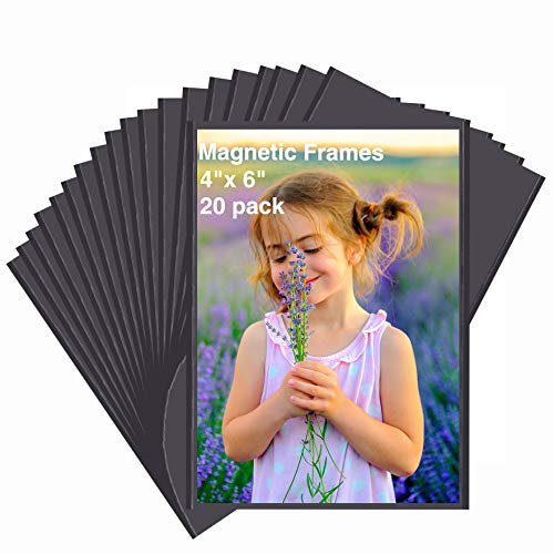 HIIMIEI 20 Pack 4x6 Magnetic Picture Frame for