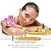 2-IN-1 Beauty Bar 24k Golden Pulse Facial Face Massager, Electric Waterproof 3D Roller and T-Shape Forehead Cheek Neck Eye Nose Massager for Skin Face Lift Tightening Firmingthumb 1