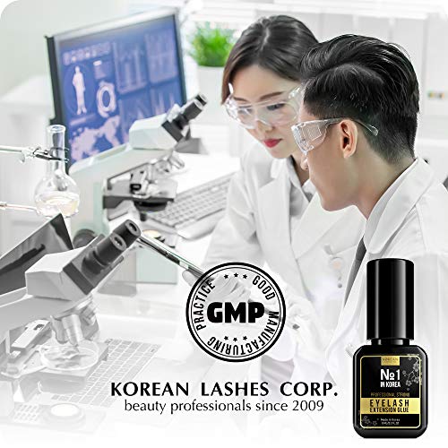 EXTRA STRENGTH Korean №1 Professional Eyelash Extension Glue Oil Resistant WaterProof