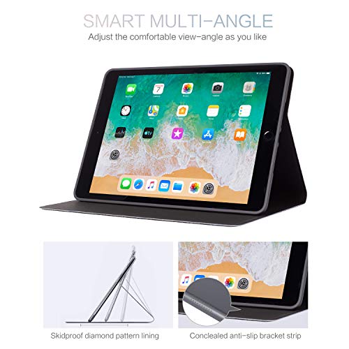 Ipad 7Th Generation Case Lalumix Ipad 10.2 Case 2019 Smart Shell Stand Cover Soft TPU Hard Back Protector with Auto Wake/Sleep for Tablet Case (Valley)