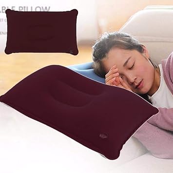 Generic Portable Fold Travel Inflatable Neck Pillow Outdoor