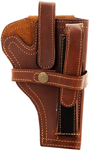 Snipper 9 mm Pistol Cover with Magazine Holder (Brown)