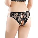 Underpants ，Beautyvan Comfortable 2016 New Open Butt Backless Panties Thongs Lingerie Underwear (Black)