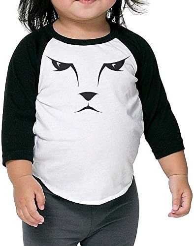 SHIT Cat Face Autumn Funny Kids Long Sleeve Tee | 3/4 Length Raglan Sleeve Tee