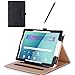 ProCase Galaxy Tab A 10.1 with S Pen Case 2016 Old Model - Stand Folio Case Cover for Galaxy Tab A 10.1 Inch Tablet with S Pen SM-P580, with Multiple Viewing Angles, Document Card Pocket - Black