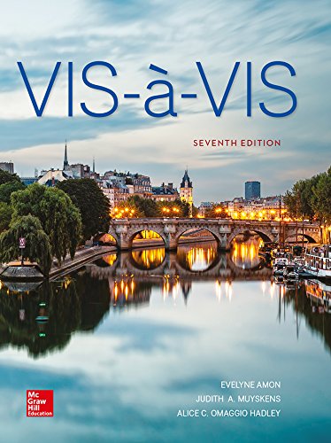 Vis A Vis Beginning French Student Edition Kindle Edition Amon Evelyne Reference Kindle Ebooks 