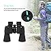 BFULL Binoculars 12x50 Binoculars for Adult Teenagers Compact Binoculars Wide Angle Weak Light Night Vision Waterproof Binoculars with Bag and Strap for Bird Watching, Hunting, Safari, Sports