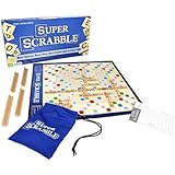 Super Scrabble - The Super-Sized Version of the Greatest Word Game of All Time - 2 to 4 Players - Ages 8 and Up