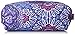 Vera Bradley Women's Cotton Medium Zip Cosmetic Makeup Organizer Bag, Lilac Tapestry, One Size
