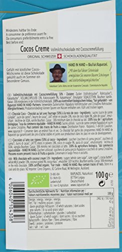 Rapunzel Cocos Creme Zartbitter Schokolade gefüllt HIH Bio, 100 g – Bild 3