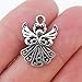 Silver Angel Pendant, Guardian Angel, Tibetan Silver, Silver Angel Charm, Findings Supplies, Silver Pendant 21x14mm Set of 20 Angels (NS681)