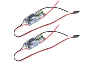 ZORZA 2Pcs UBEC 5V 5A External BEC Voltage Regulator Antijamming Switching Regulator for RC Servos 5V 2-7S Step Down UBEC Module Ideal for FPV Quadcopter Airplane