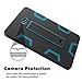 XIQI Compatible with Samsung Galaxy Tab A 10.1 2016 Case, Three Layer Hybrid Rugged Heavy Duty Anti-Slip Case Full Body Protection Cover for Tablet SM-T580/T-585,Black/Bule