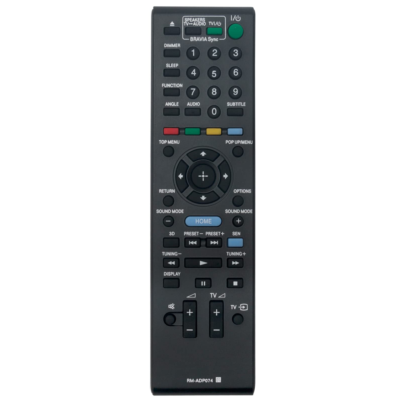 VINABTY RM-ADP074 Remote Control Compatible with Sony Home Theatre System BDV-E690 BDV-E190 BDV-E490 BDV-E290 HBD-E690 BDV-EF420 BDV-E190M HBD-E190 HBD-E190M HBD-E290 BDV-N790 BDV-EF220 BDV-N590
