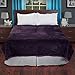 Lavish Home Purple Solid Soft Heavy Thick Plush Mink Blanket 8 Pound