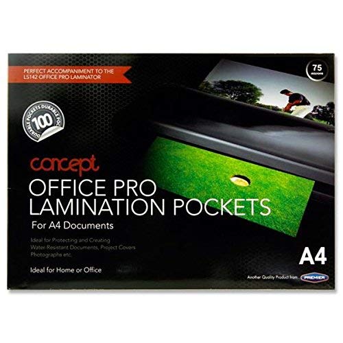 Premier Stationery Concept A4 Laminating Pouch. 150 Micron. Pack of 100