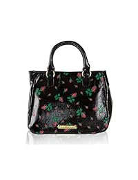 betsey johnson acolchado cúpula bolsa con bolsa (juego de 2 piezas)