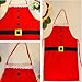 NXET Chistmas Kitchen Apron, Cute Cooking Grilling Apron Funny Creative Thanksgiving Christmas Gift