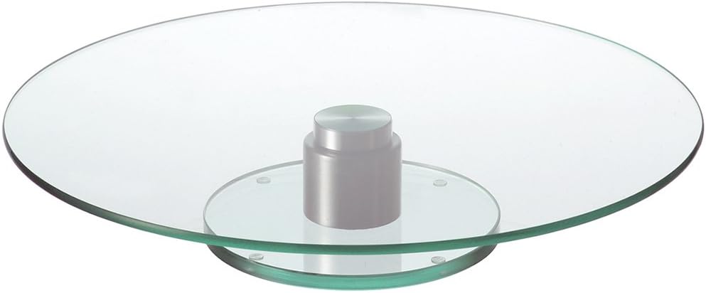 Leonardo Turn Torten-Platte mit Fuß, drehbarer Torten-Teller, Glas-Platte für Torten und Kuchen, Ø 330 mm, 044064