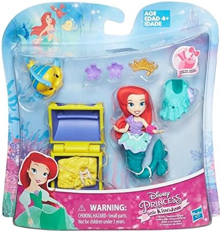 Disney Princess Little Kingdom Snap-In Playset ~ Ariel's Treasure Chest