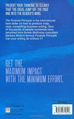 The Pyramid Principle Logic In Writing And Thinking By Minto Barbara Amazon Ae