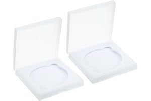 PATIKIL 82mm Lens Filter Case, 2pcs Camera Filter Case Portable Lens Filter Box Water Resistant Dustproof Plastic for Photogr