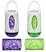 Munchkin Arm and Hammer Diaper Bag Dispenser, Purple/Green, 2 Pack