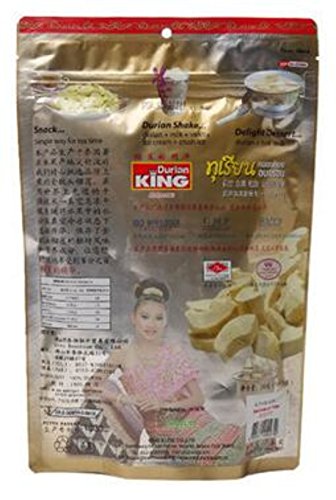 Helen Ou@fujian Specialty: Caisuren Frozen Dried Durian From the Raw Thailand Pillow Durian 100g/3.53oz/0.22lb