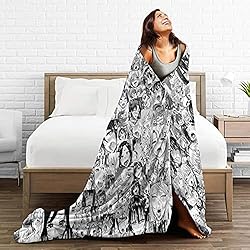 Anime Characters Super Soft Flannel Throw Blanket