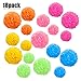 Paper Pom Pom, 18 Pcs Colored Tissue Paper Pom Pom Flower Ball Decoration, 6 Colors of 12 Inch, 10 Inch, 8 Inch