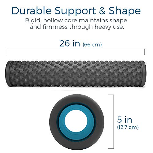 image for Teeter Massage Foam Roller Bundle - Textured for Deep Tissue Muscle Re