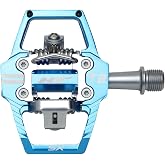 HT Components T2-SX Pedals - Dual Sided Clipless with Platform Aluminum | Blue